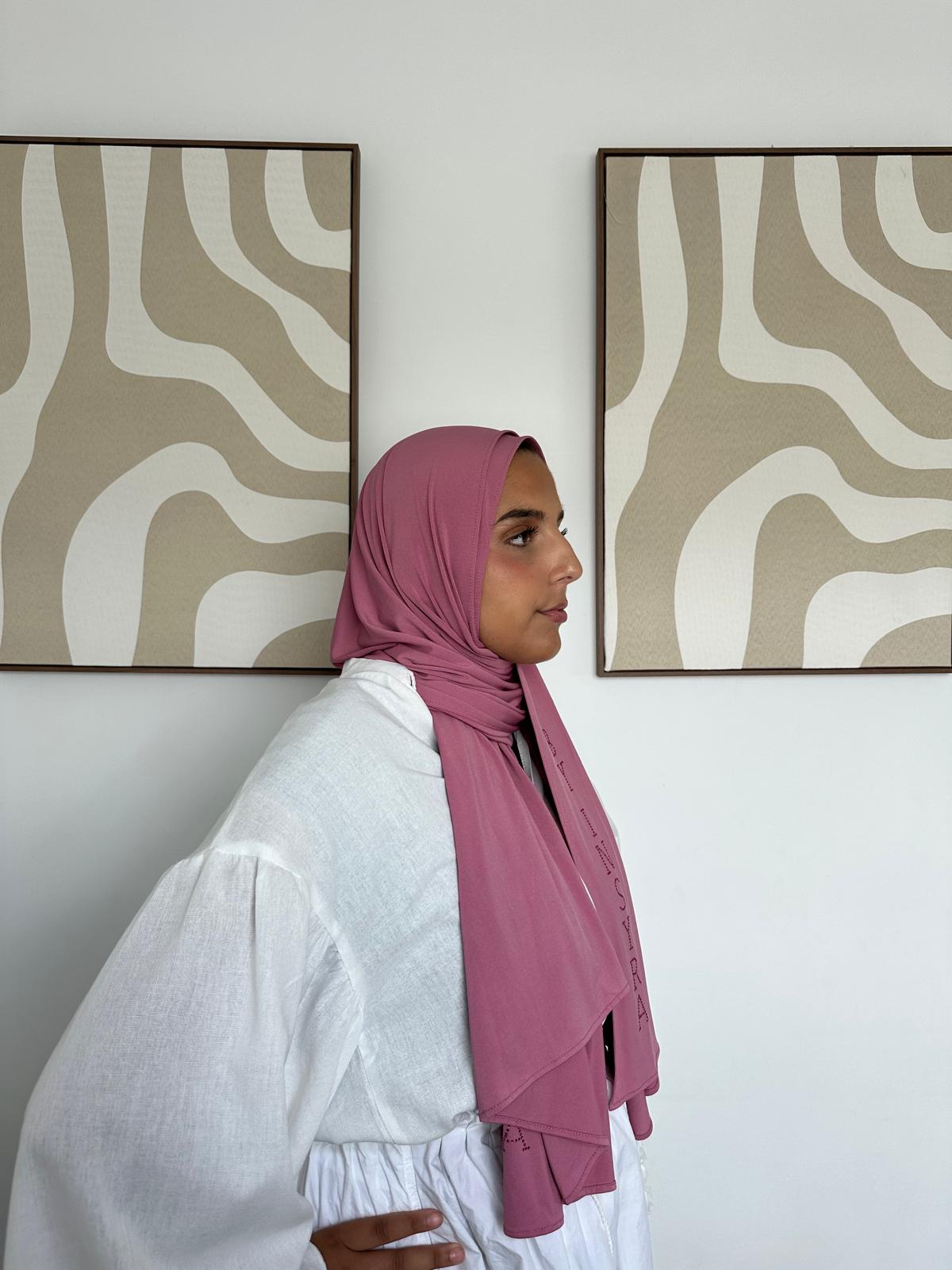 LIQUID JERSEY DUSTY ROSE PEARL