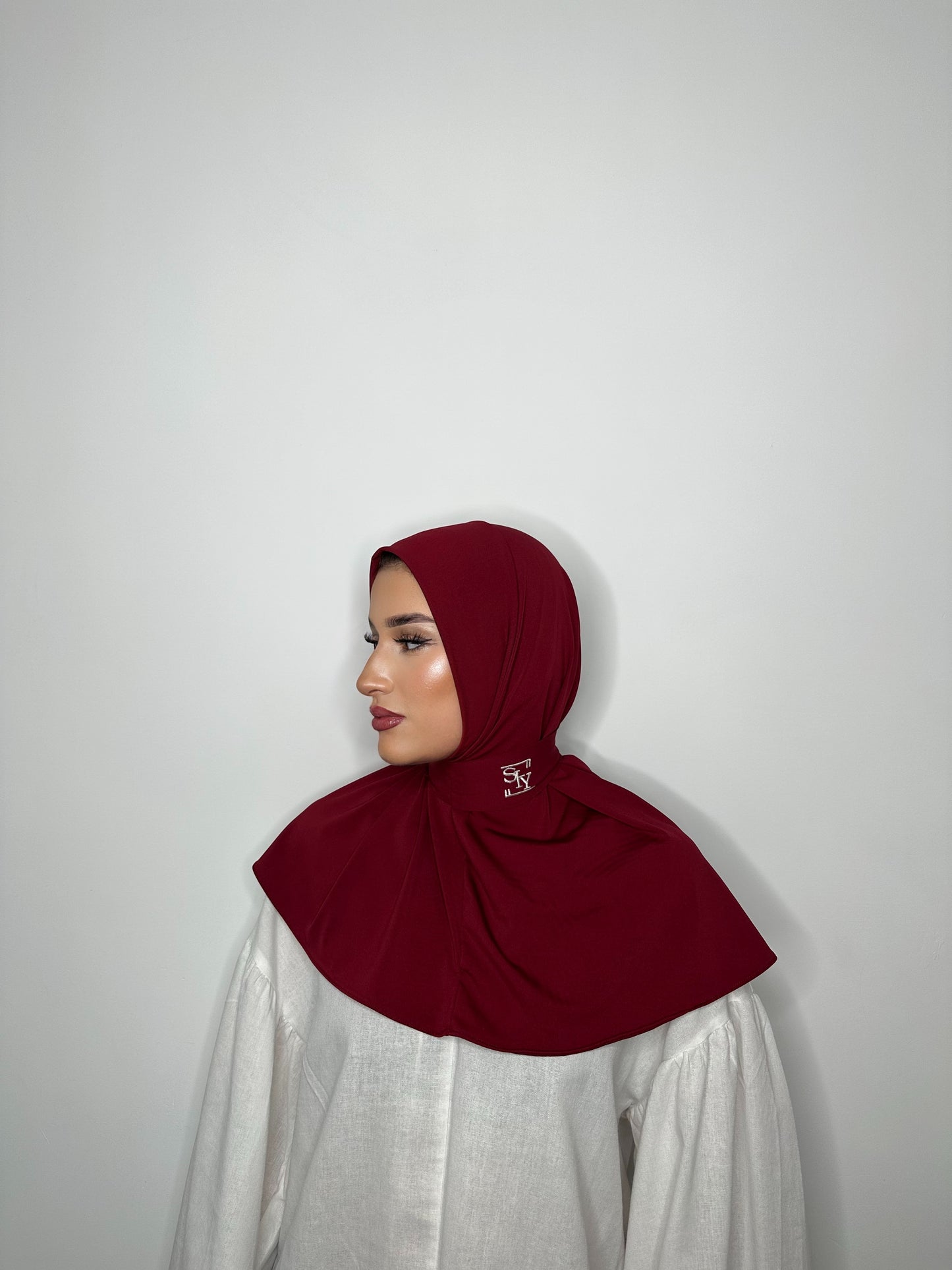 Instant Hijab – Velvet Red