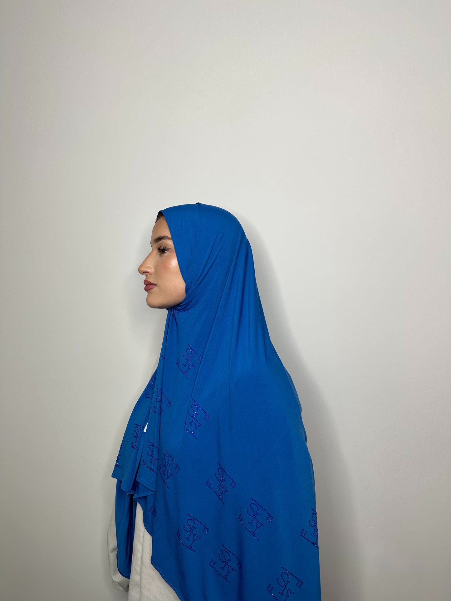 Premium Jersey – Royal Blue Crystals