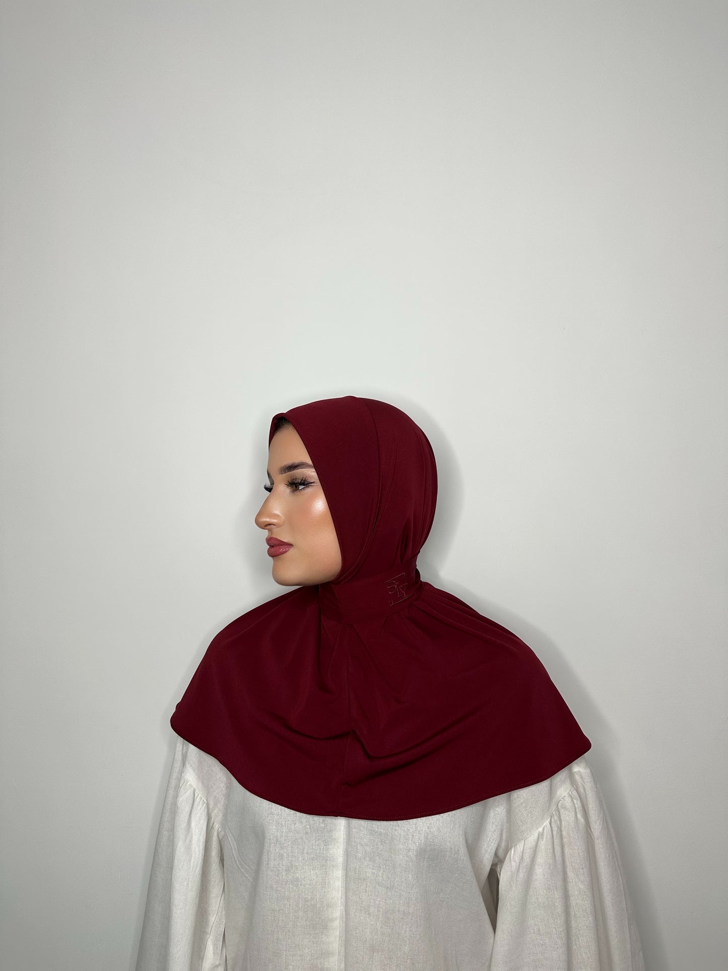 Instant Hijab – Dark Cherry