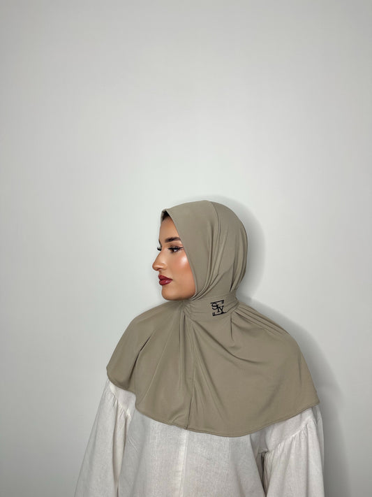 Instant Hijab – Warm Taupe