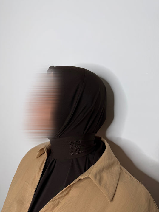 Instant Hijab – Midnight Brown