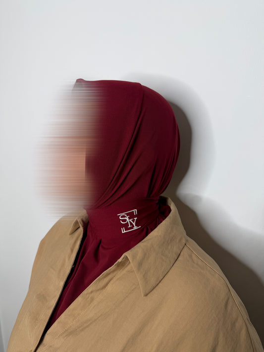 Instant Hijab – Velvet Red