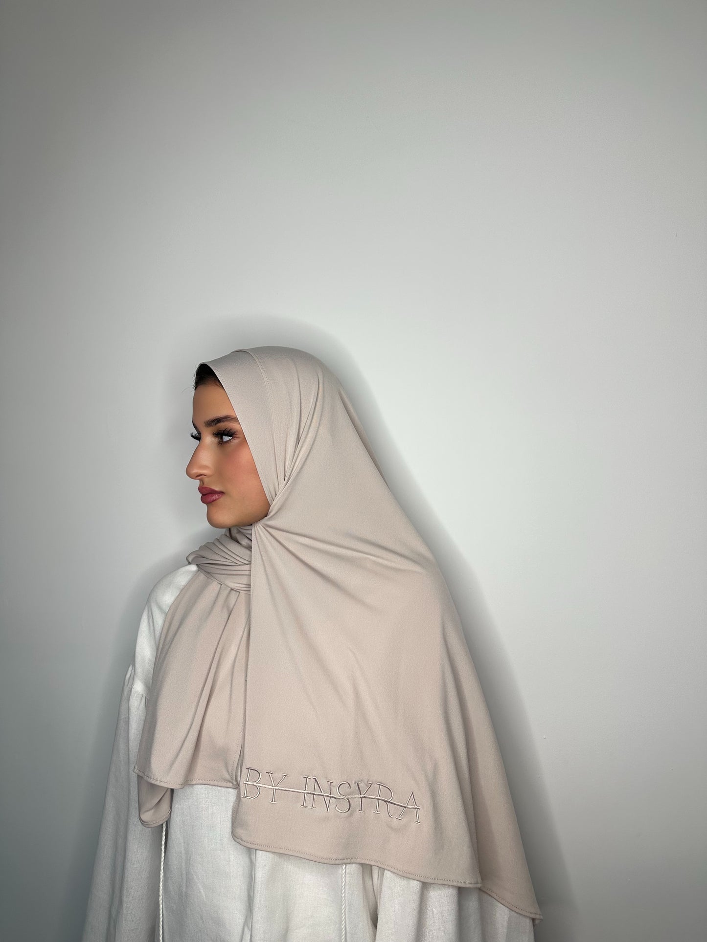 Brodé Jersey Premium Beige
