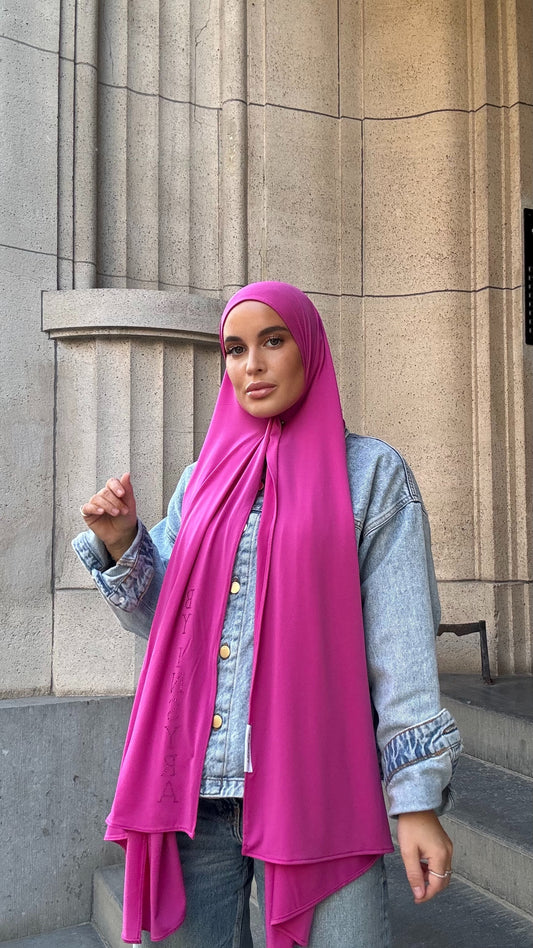 LIQUID JERSEY PINK FLAME PEARL